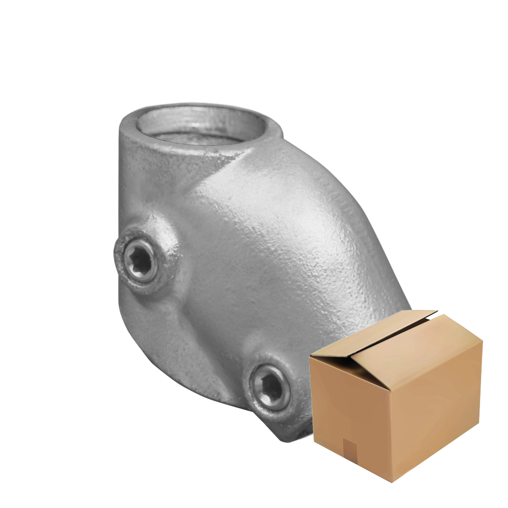 Doos Verstelbaar Kort T-stuk-E / 48,3 mm (20 stuks)